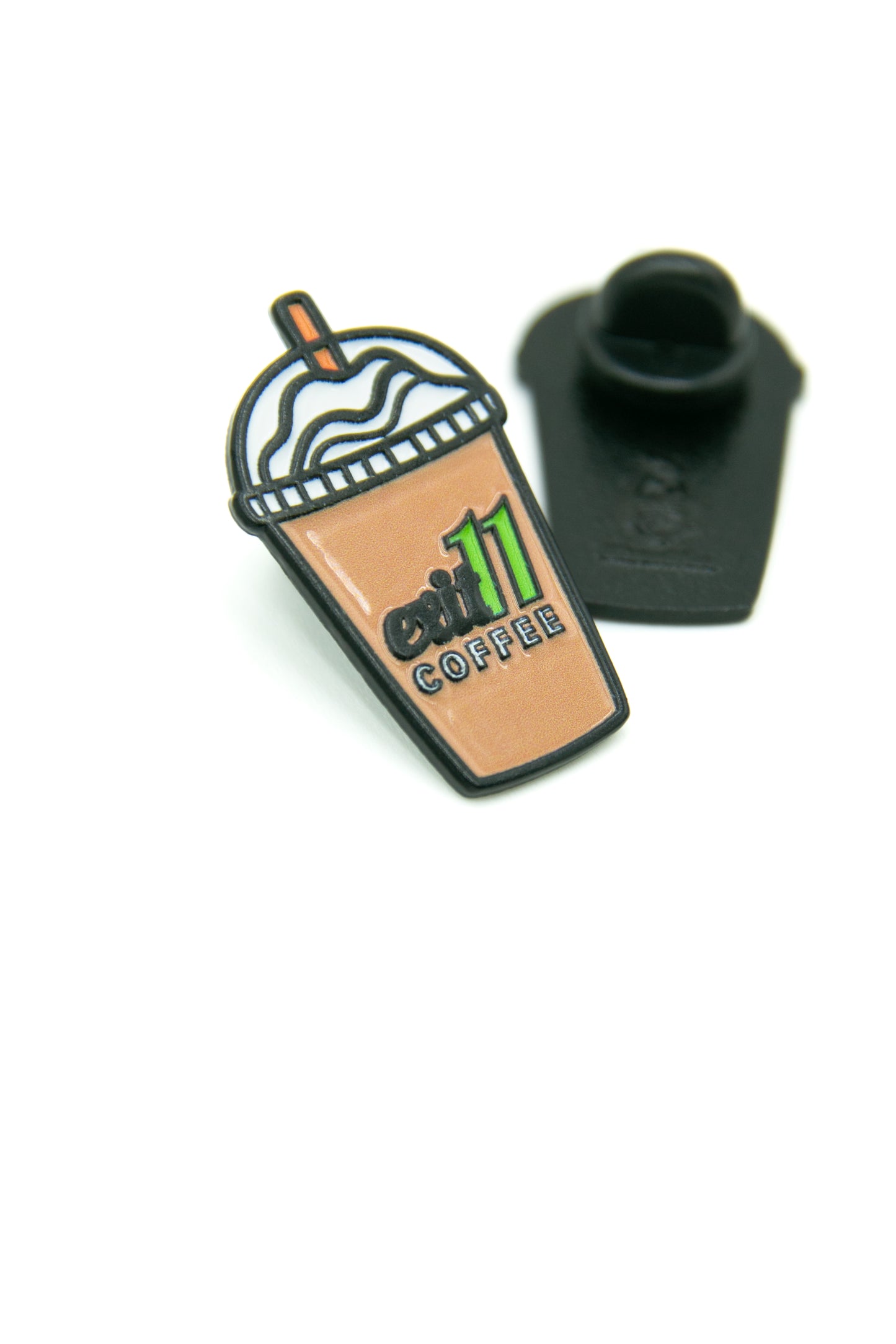 Exit 11 Frappe Enamel Pin