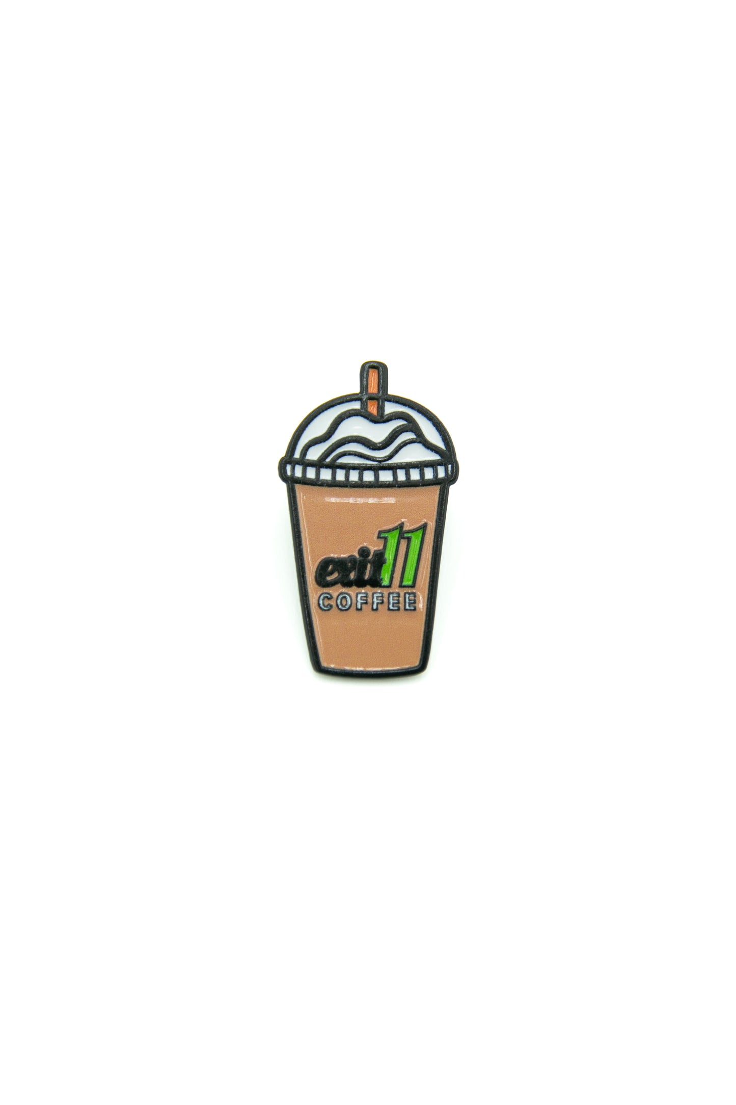 Exit 11 Frappe Enamel Pin