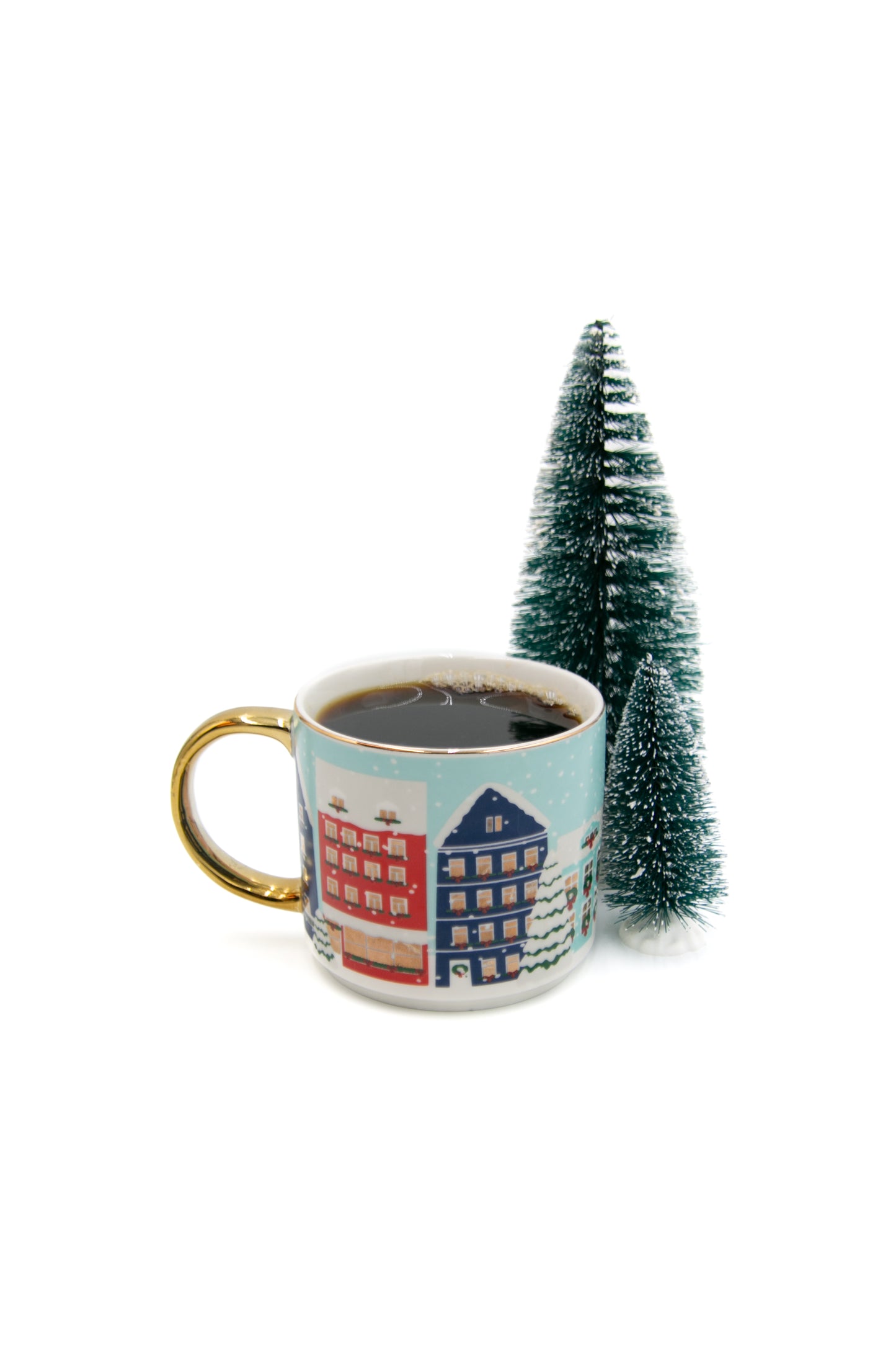 Winter Holiday Village Mug