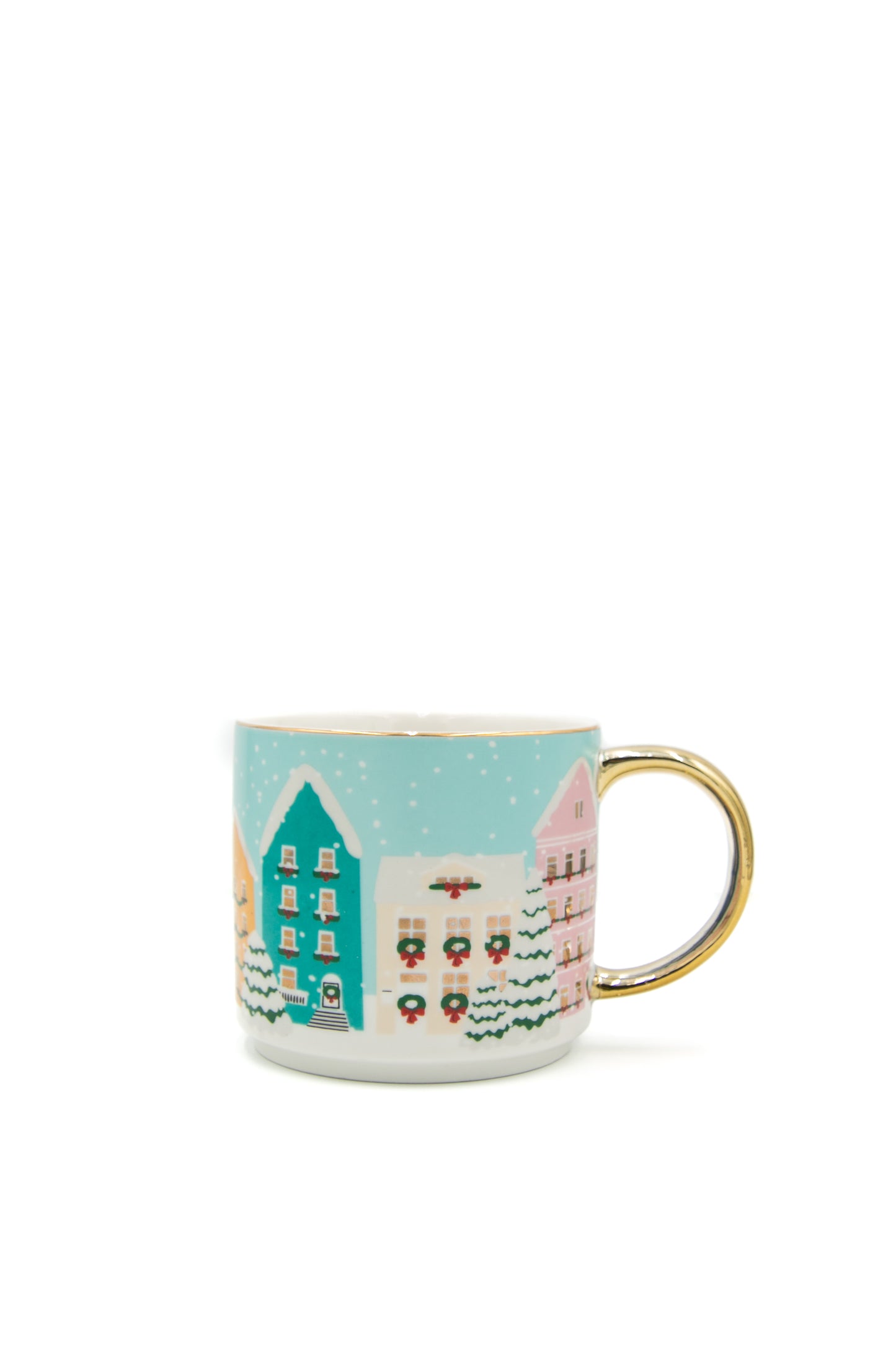 Winter Holiday Village Mug