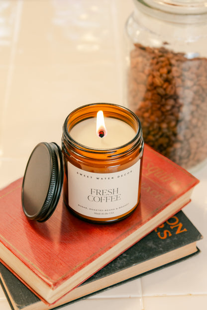 Fresh Coffee 9 oz Soy Candle