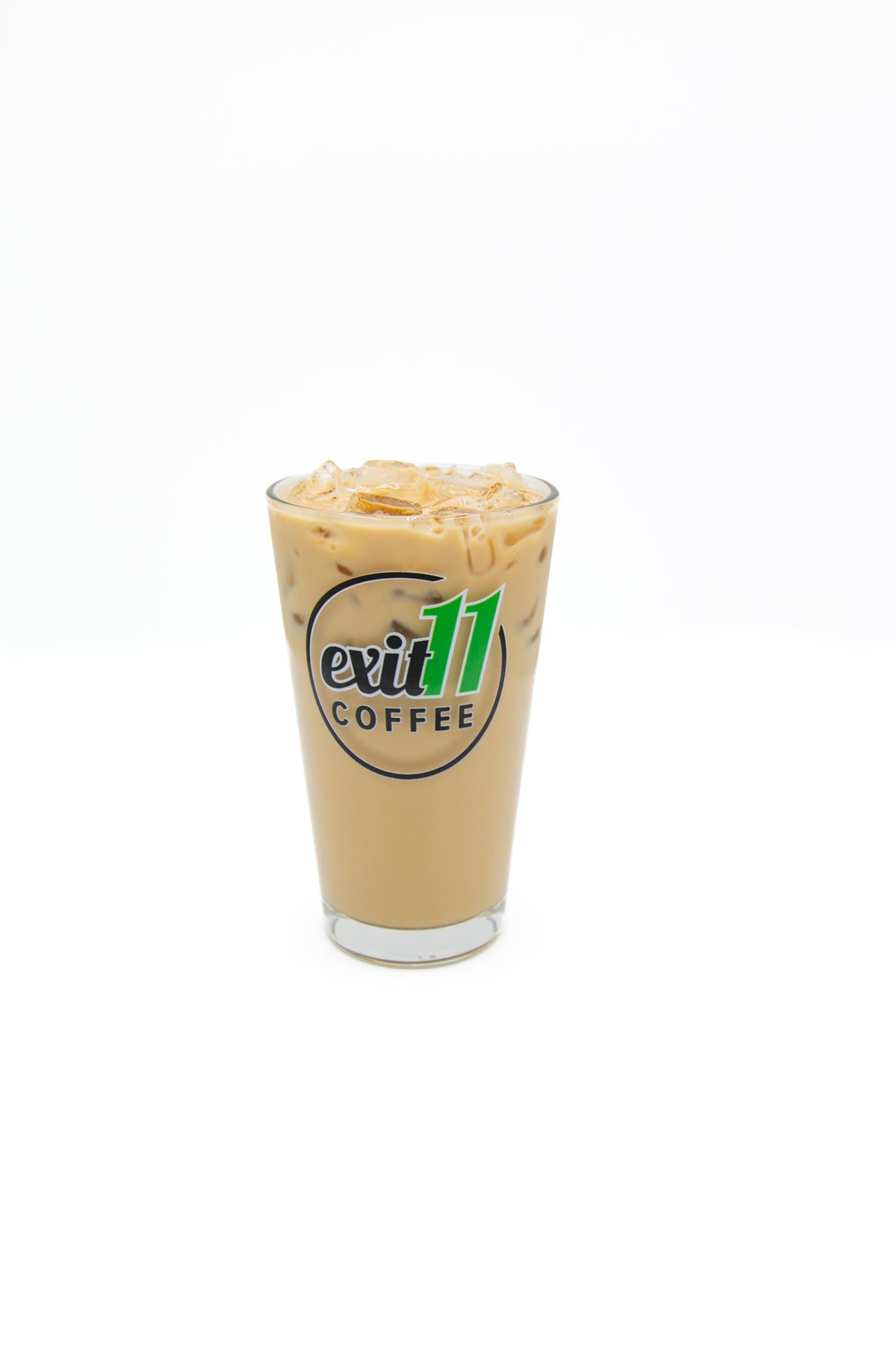 Exit 11 Iced Coffee Glass