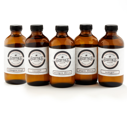 Bourbon Vanilla Coffee Syrup 8 oz. Scottie's Syrups